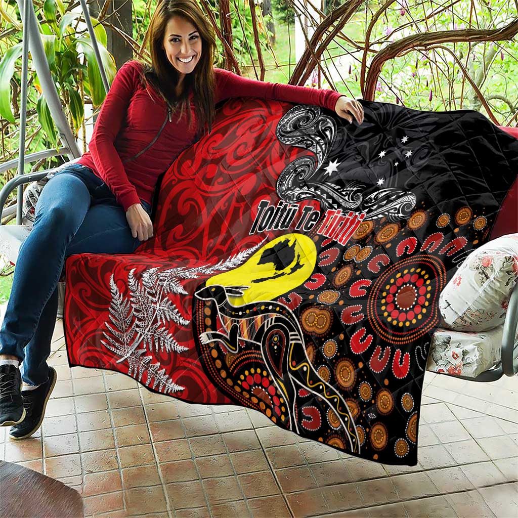 Aotearoa and Australia Toitu Te Tiriti Quilt Honour the Treaty - Te Tiriti Is Us LT03 - Polynesian Pride