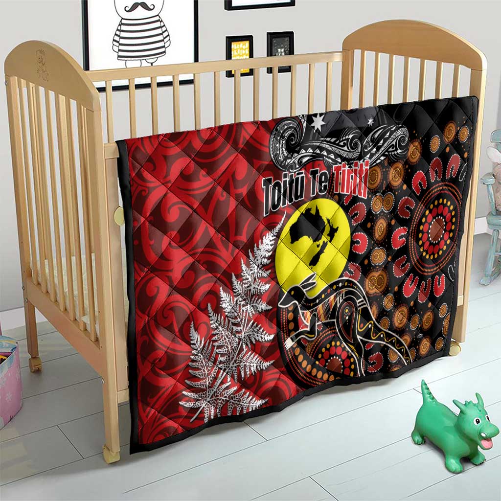 Aotearoa and Australia Toitu Te Tiriti Quilt Honour the Treaty - Te Tiriti Is Us LT03 - Polynesian Pride