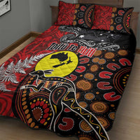 Aotearoa and Australia Toitu Te Tiriti Quilt Bed Set Honour the Treaty - Te Tiriti Is Us LT03 - Polynesian Pride