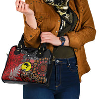 Aotearoa and Australia Toitu Te Tiriti Shoulder Handbag Honour the Treaty - Te Tiriti Is Us LT03 - Polynesian Pride