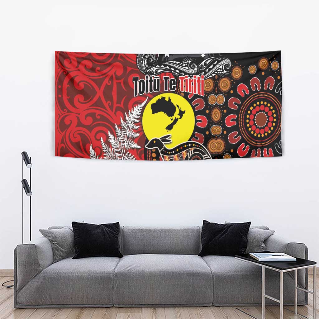 Aotearoa and Australia Toitu Te Tiriti Tapestry Honour the Treaty - Te Tiriti Is Us LT03 - Polynesian Pride