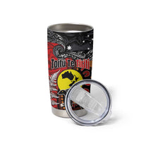 Aotearoa and Australia Toitu Te Tiriti Tumbler Cup Honour the Treaty - Te Tiriti Is Us LT03 - Polynesian Pride