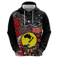 Aotearoa and Australia Toitu Te Tiriti Zip Hoodie Honour the Treaty - Te Tiriti Is Us LT03 - Polynesian Pride