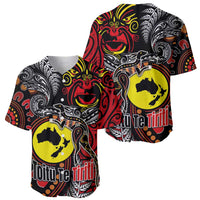 Aotearoa and Australia Toitu Te Tiriti Baseball Jersey Honour the Treaty - Stand Together Stand Stronger LT03 - Polynesian Pride