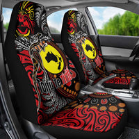 Aotearoa and Australia Toitu Te Tiriti Car Seat Cover Honour the Treaty - Stand Together Stand Stronger LT03 - Polynesian Pride