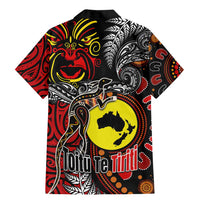 Aotearoa and Australia Toitu Te Tiriti Family Matching Mermaid Dress and Hawaiian Shirt Honour the Treaty - Stand Together Stand Stronger LT03 - Polynesian Pride