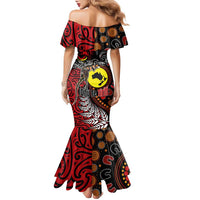 Aotearoa and Australia Toitu Te Tiriti Family Matching Mermaid Dress and Hawaiian Shirt Honour the Treaty - Stand Together Stand Stronger LT03 - Polynesian Pride