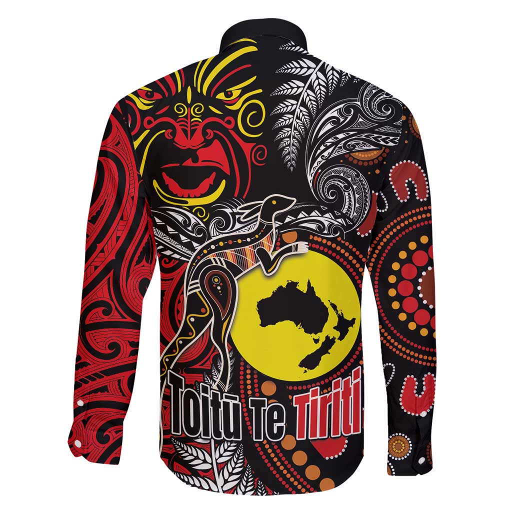 Aotearoa and Australia Toitu Te Tiriti Family Matching Puletasi and Hawaiian Shirt Honour the Treaty - Stand Together Stand Stronger LT03 - Polynesian Pride