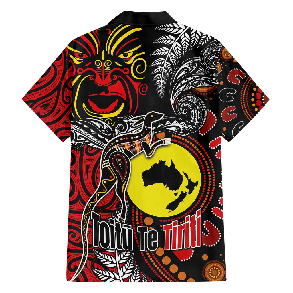 Aotearoa and Australia Toitu Te Tiriti Hawaiian Shirt Honour the Treaty - Stand Together Stand Stronger LT03 - Polynesian Pride
