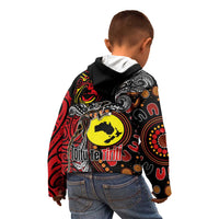Aotearoa and Australia Toitu Te Tiriti Kid Hoodie Honour the Treaty - Stand Together Stand Stronger LT03 - Polynesian Pride