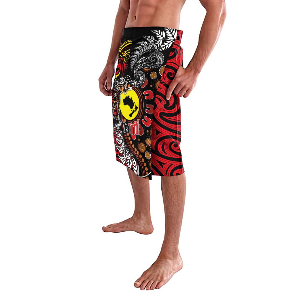 Aotearoa and Australia Toitu Te Tiriti Lavalava Honour the Treaty - Stand Together Stand Stronger LT03 - Polynesian Pride