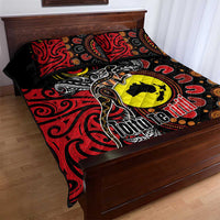 Aotearoa and Australia Toitu Te Tiriti Quilt Bed Set Honour the Treaty - Stand Together Stand Stronger LT03 - Polynesian Pride
