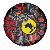 Aotearoa and Australia Toitu Te Tiriti Spare Tire Cover Honour the Treaty - Stand Together Stand Stronger LT03 - Polynesian Pride