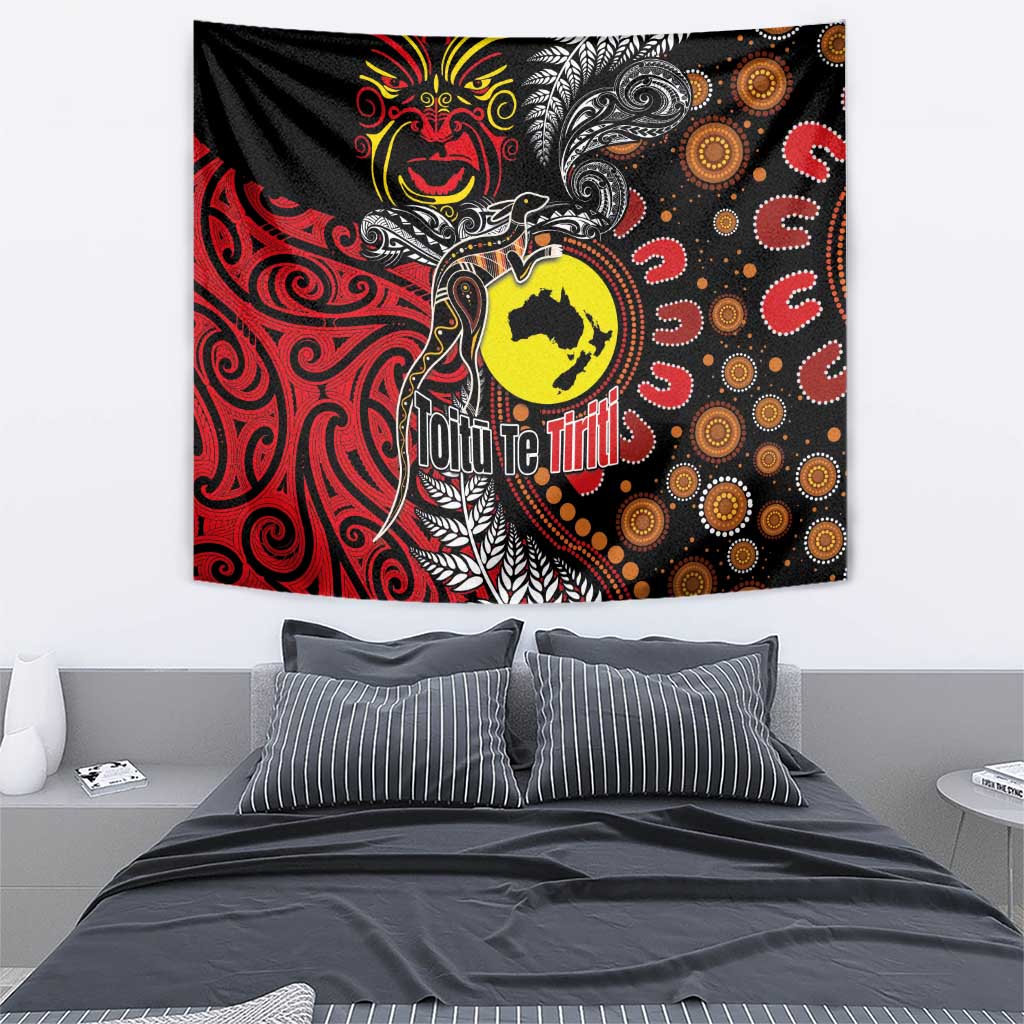 Aotearoa and Australia Toitu Te Tiriti Tapestry Honour the Treaty - Stand Together Stand Stronger LT03 - Polynesian Pride