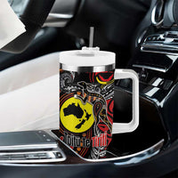 Aotearoa and Australia Toitu Te Tiriti Tumbler With Handle Honour the Treaty - Stand Together Stand Stronger LT03 - Polynesian Pride