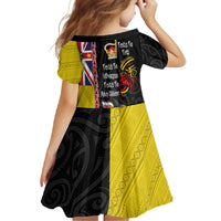 Aotearoa and Niue Toitu Te Tiriti Family Matching Mermaid Dress and Hawaiian Shirt Honour the Treaty - Fight Together Stand Together LT03 - Polynesian Pride