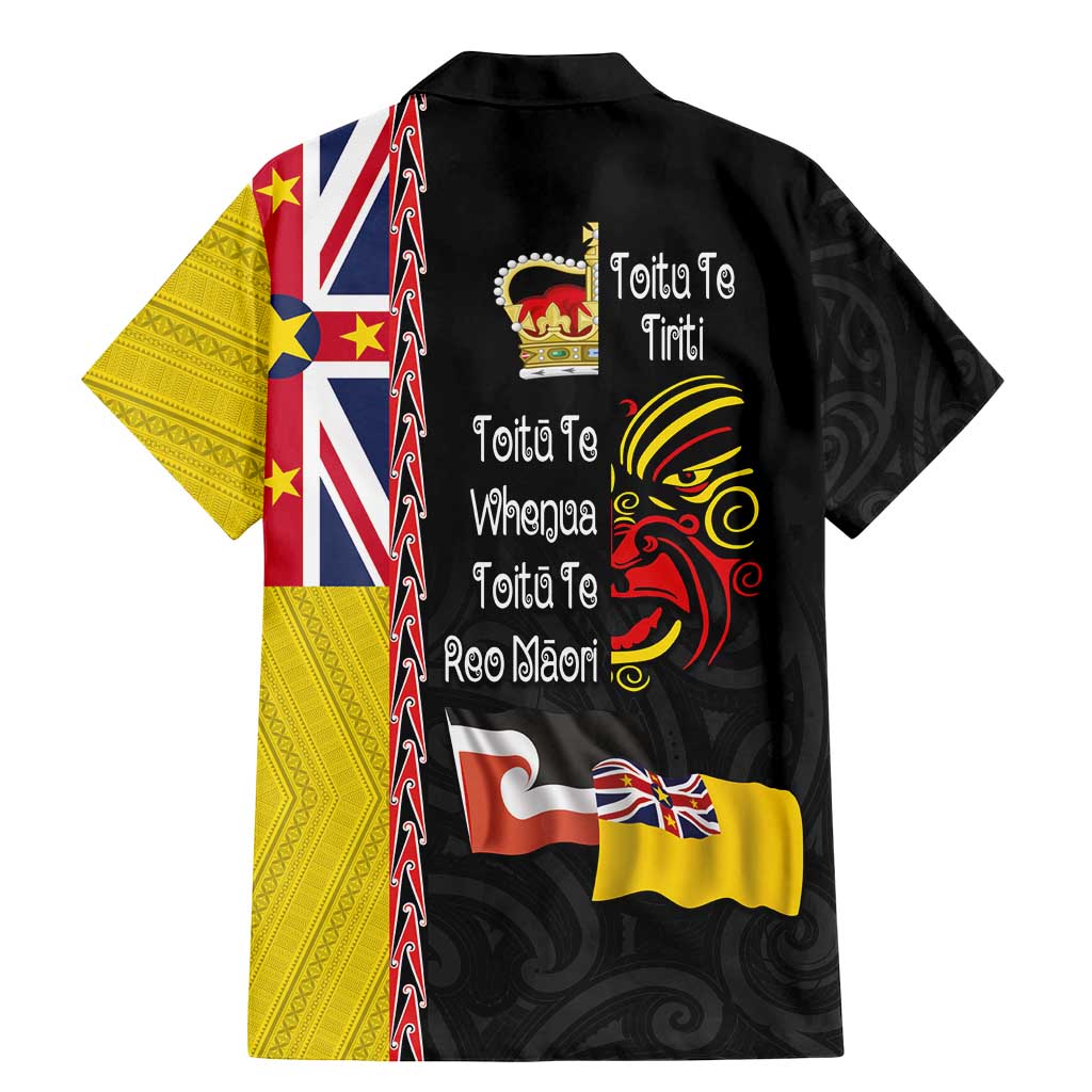 Aotearoa and Niue Toitu Te Tiriti Family Matching Mermaid Dress and Hawaiian Shirt Honour the Treaty - Fight Together Stand Together LT03 - Polynesian Pride