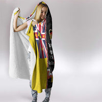 Aotearoa and Niue Toitu Te Tiriti Hooded Blanket Honour the Treaty - Fight Together Stand Together LT03 - Polynesian Pride