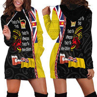 Aotearoa and Niue Toitu Te Tiriti Hoodie Dress Honour the Treaty - Fight Together Stand Together LT03 - Polynesian Pride