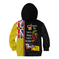 Aotearoa and Niue Toitu Te Tiriti Kid Hoodie Honour the Treaty - Fight Together Stand Together LT03 - Polynesian Pride