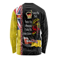 Aotearoa and Niue Toitu Te Tiriti Long Sleeve Shirt Honour the Treaty - Fight Together Stand Together LT03 - Polynesian Pride