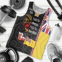 Aotearoa and Niue Toitu Te Tiriti Men Tank Top Honour the Treaty - Fight Together Stand Together LT03 - Polynesian Pride