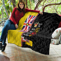 Aotearoa and Niue Toitu Te Tiriti Quilt Honour the Treaty - Fight Together Stand Together LT03 - Polynesian Pride