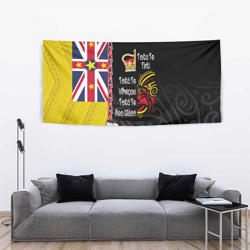 Aotearoa and Niue Toitu Te Tiriti Tapestry Honour the Treaty - Fight Together Stand Together LT03 - Polynesian Pride