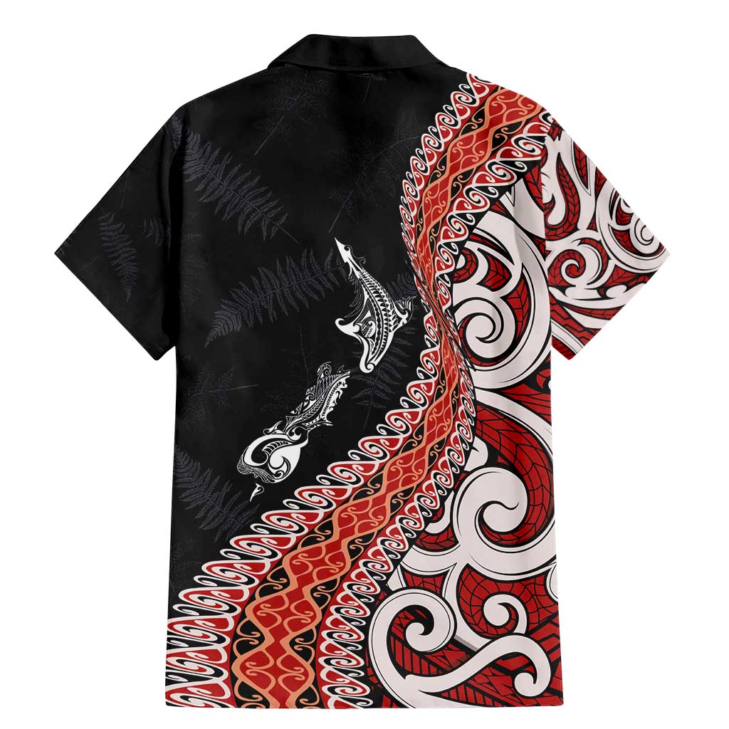 Aotearoa Maori Stylized Koru - Silver Ferns Family Matching Mermaid Dress and Hawaiian Shirt LT03 - Polynesian Pride