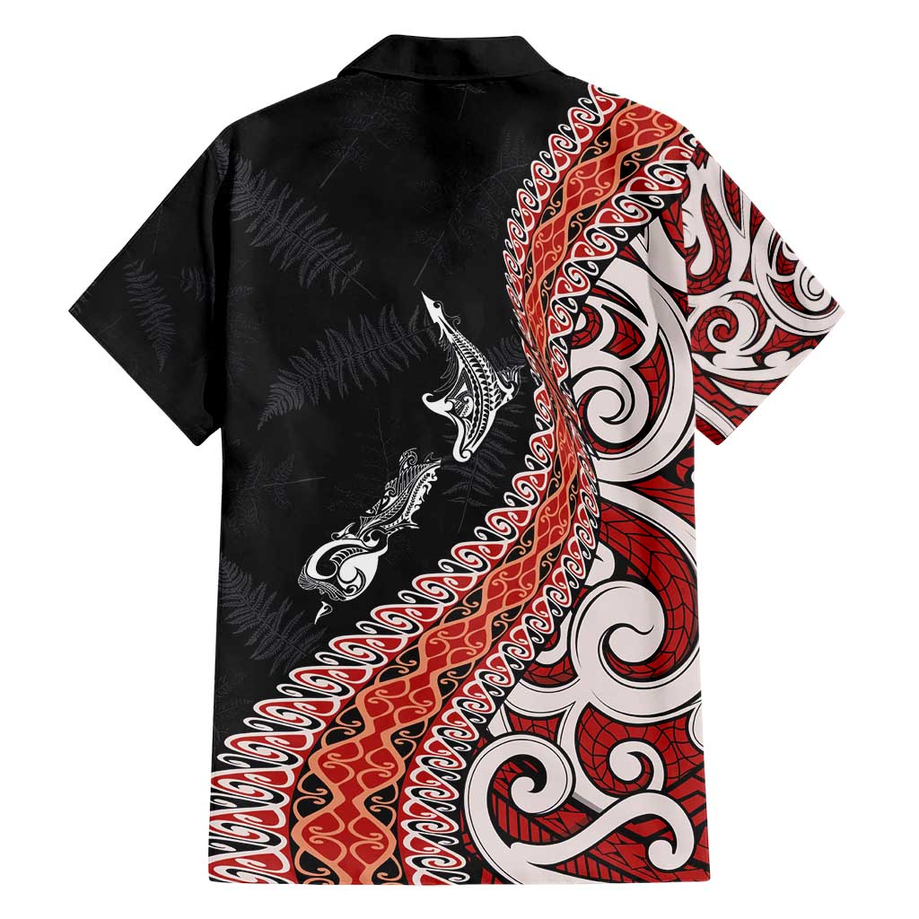 Aotearoa Maori Stylized Koru - Silver Ferns Hawaiian Shirt LT03 - Polynesian Pride