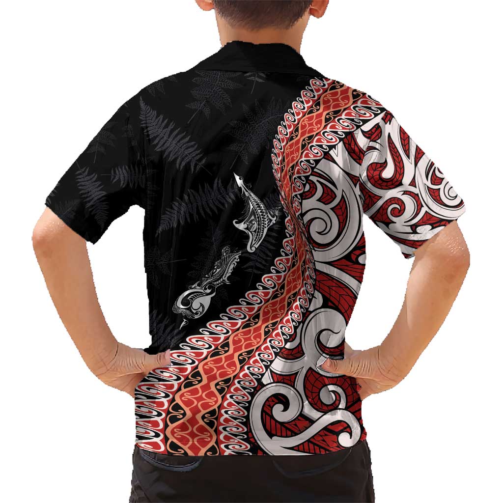 Aotearoa Maori Stylized Koru - Silver Ferns Hawaiian Shirt LT03 - Polynesian Pride