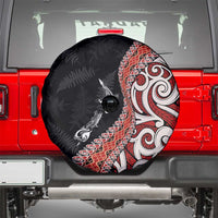 Aotearoa Maori Stylized Koru - Silver Ferns Spare Tire Cover LT03 - Polynesian Pride