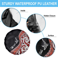 Aotearoa Maori Stylized Koru - Silver Ferns Spare Tire Cover LT03 - Polynesian Pride