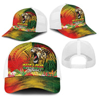 Hawaiian Reggae Baseball Net Cap Jawaiian One Love-Tribal Tatoos and Rastafari Lion LT03 - Polynesian Pride