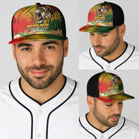 Hawaiian Reggae Baseball Net Cap Jawaiian One Love-Tribal Tatoos and Rastafari Lion LT03 - Polynesian Pride