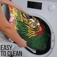Hawaiian Reggae Bathroom Set Jawaiian One Love-Tribal Tatoos and Rastafari Lion LT03 - Polynesian Pride