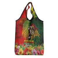 Hawaiian Reggae Grocery Bag Jawaiian One Love-Tribal Tatoos and Rastafari Lion LT03 - Polynesian Pride