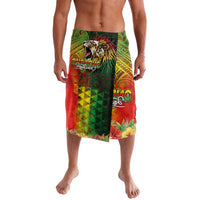 Hawaiian Reggae Lavalava Jawaiian One Love-Tribal Tatoos and Rastafari Lion LT03 Multicolor - Polynesian Pride