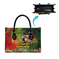 Hawaiian Reggae Leather Bag Jawaiian One Love-Tribal Tatoos and Rastafari Lion LT03 - Polynesian Pride