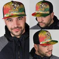 Hawaiian Reggae Mesh Trucker Cap Jawaiian One Love-Tribal Tatoos and Rastafari Lion LT03 - Polynesian Pride
