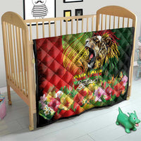 Hawaiian Reggae Quilt Jawaiian One Love-Tribal Tatoos and Rastafari Lion LT03 - Polynesian Pride
