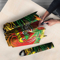 Hawaiian Reggae Umbrella Jawaiian One Love-Tribal Tatoos and Rastafari Lion LT03 - Polynesian Pride