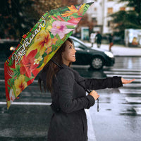 Hawaiian Reggae Umbrella Jawaiian One Love-Tribal Tatoos and Rastafari Lion LT03 - Polynesian Pride