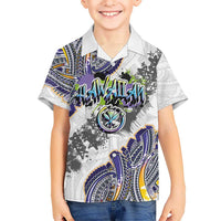 Traditional Art Hawaiian Kakau Tattoos Hawaiian Shirt Graffiti Style LT03 - Polynesian Pride