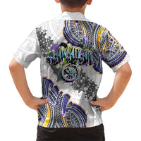 Traditional Art Hawaiian Kakau Tattoos Hawaiian Shirt Graffiti Style LT03 - Polynesian Pride