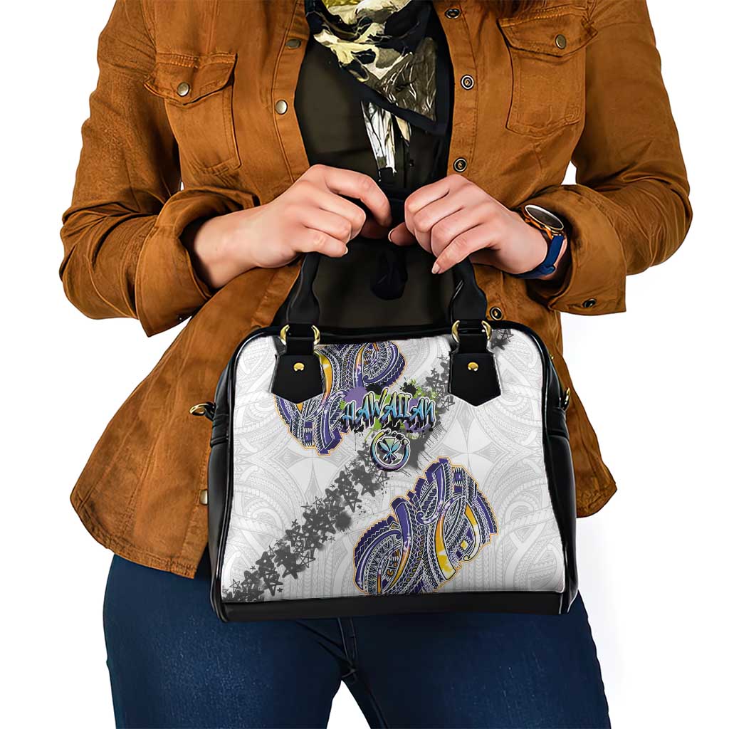 Traditional Art Hawaiian Kakau Tattoos Shoulder Handbag Graffiti Style - Polynesian Pride