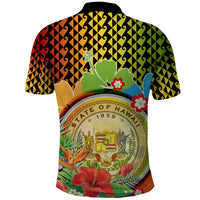 Hawaii Womens Day Wahine Polo Shirt Strong Beautiful Woman with Kakau Style LT03 - Polynesian Pride