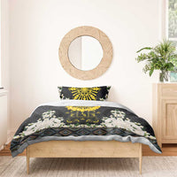 Flores de Mayo and Filipino Fiesta Bedding Set The Sun-Jasmine and Polynesian Yakan Tattoo Barong Style LT03 - Polynesian Pride