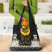 Flores de Mayo and Filipino Fiesta Grocery Bag The Sun-Jasmine and Polynesian Yakan Tattoo Barong Style LT03 - Polynesian Pride