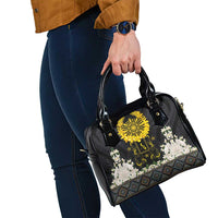 Flores de Mayo and Filipino Fiesta Shoulder Handbag The Sun-Jasmine and Polynesian Yakan Tattoo Barong Style LT03 - Polynesian Pride